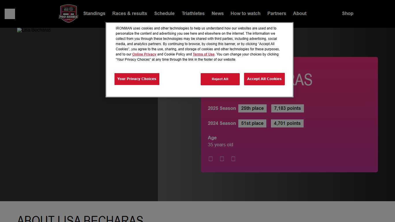 Lisa Becharas IRONMAN