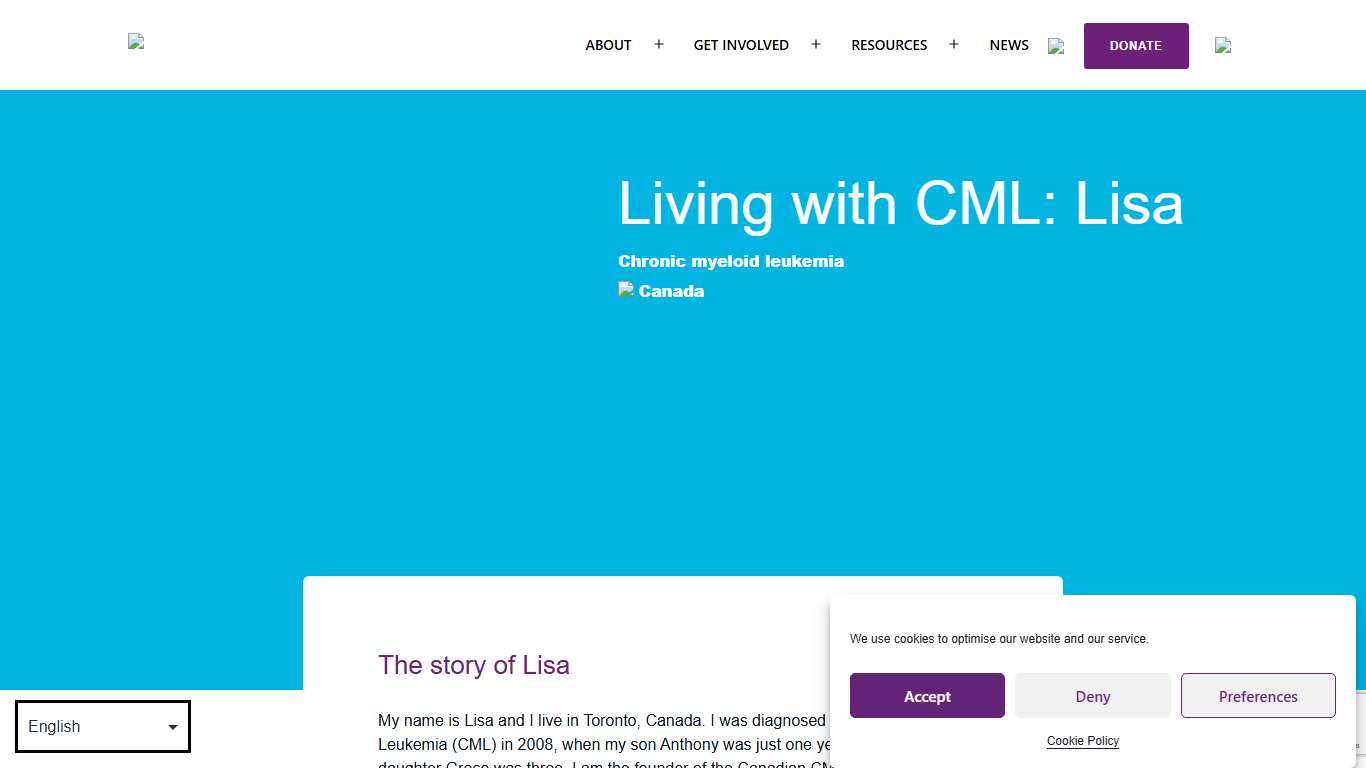 Living with CML: Lisa - Rare Disease Day 2026